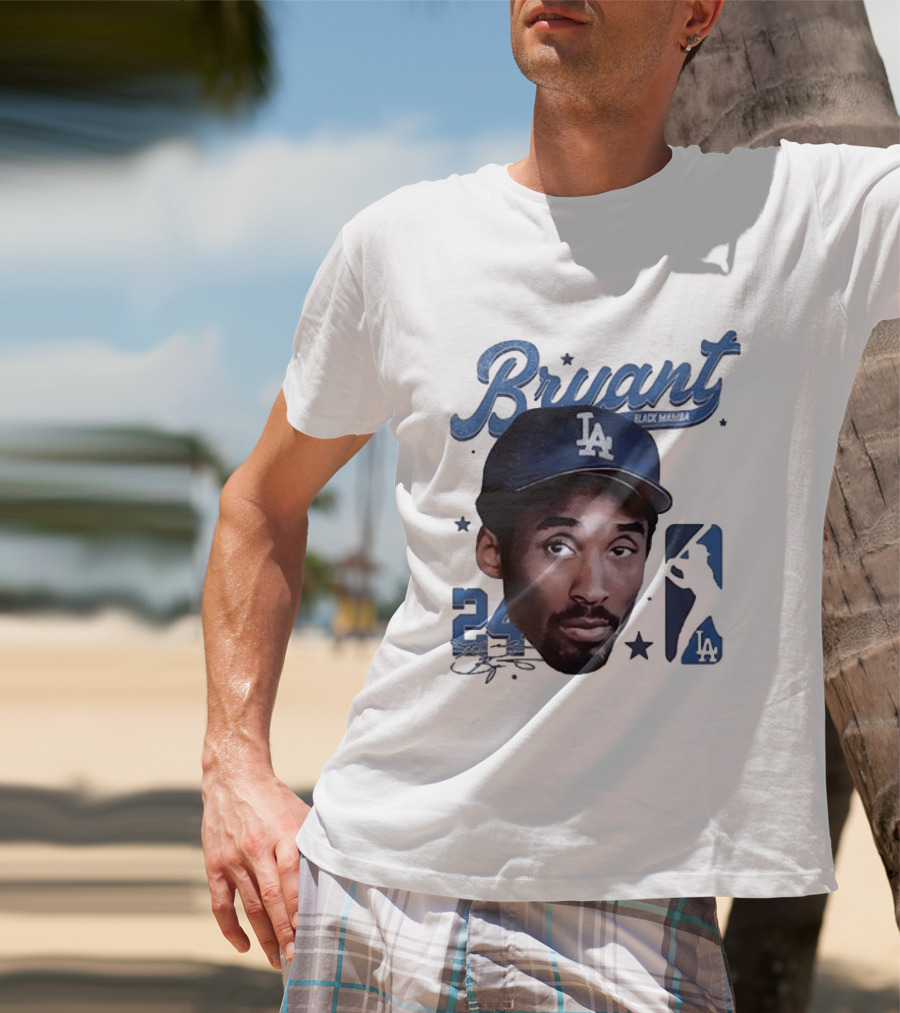 Bryant 24 Black Mamba Los Angeles Dodgers LA 8 T-Shirt