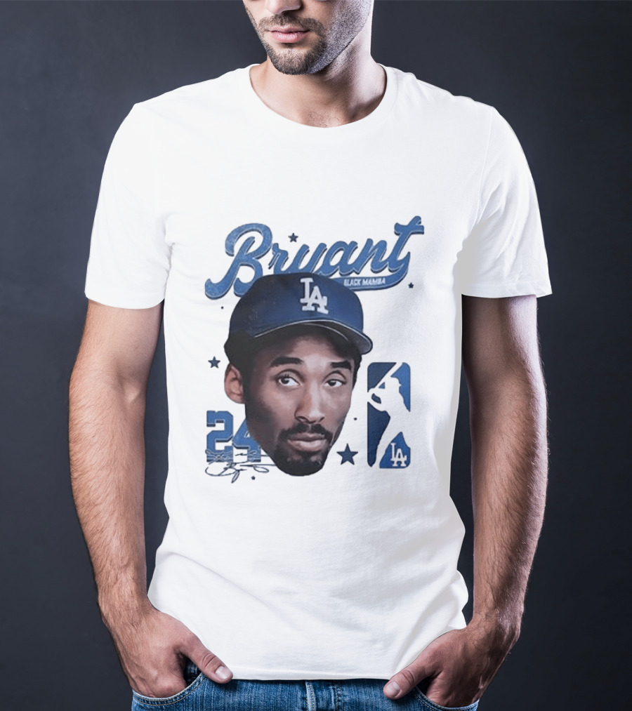 Bryant 24 Black Mamba Los Angeles Dodgers LA 8 T-Shirt