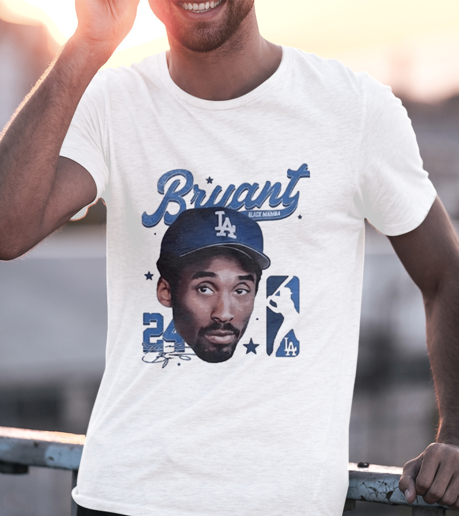 Bryant 24 Black Mamba Los Angeles Dodgers LA 8 T-Shirt
