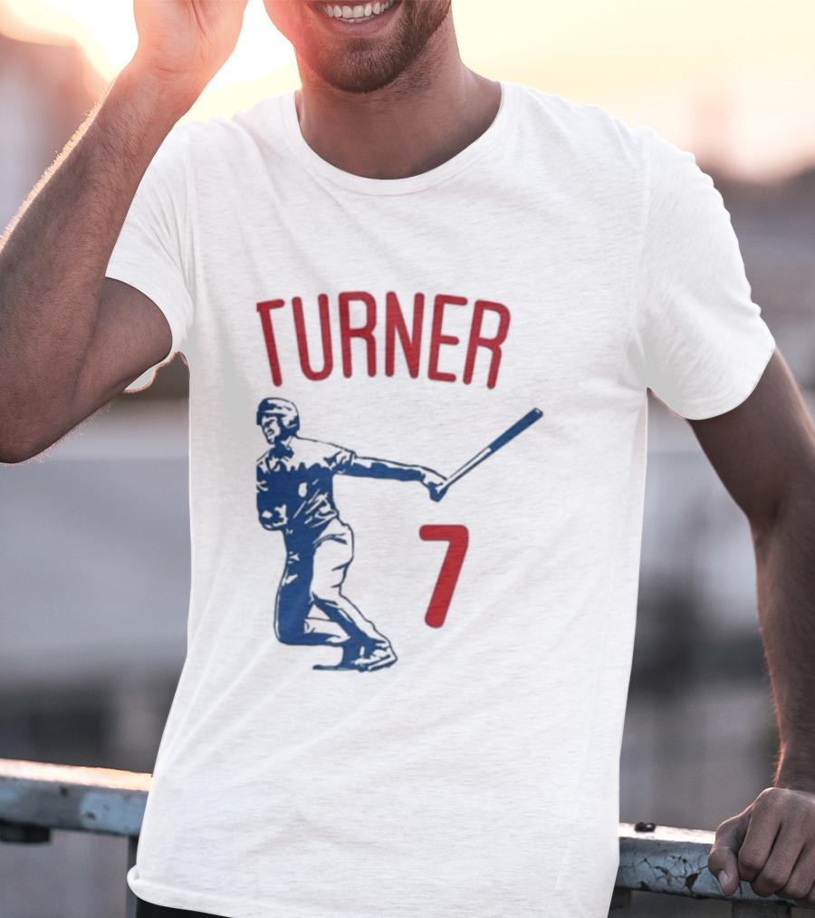 Turner Player 7 Baseball Batter T-Shirt