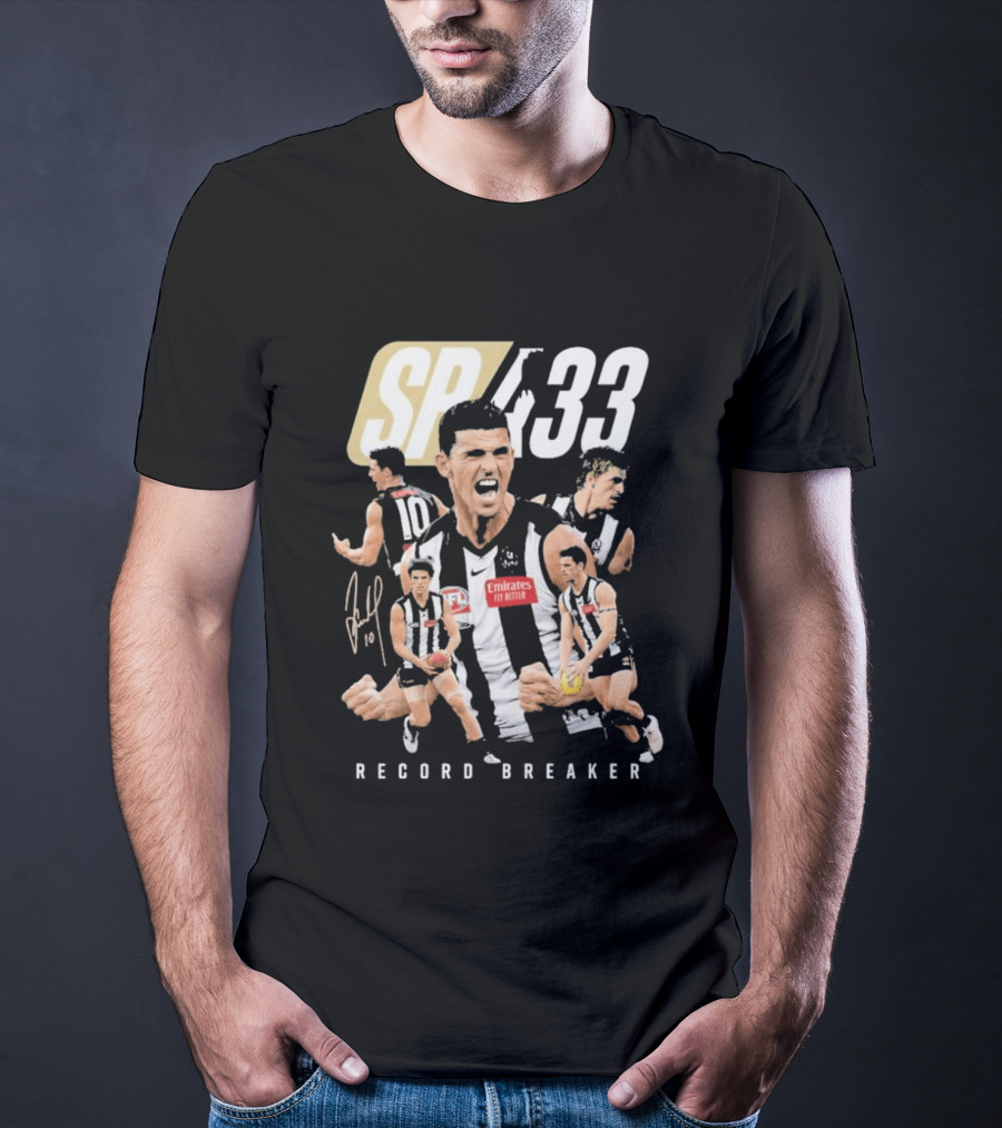 SP433 Record Breaker Emirates Footy Milestone T-Shirt