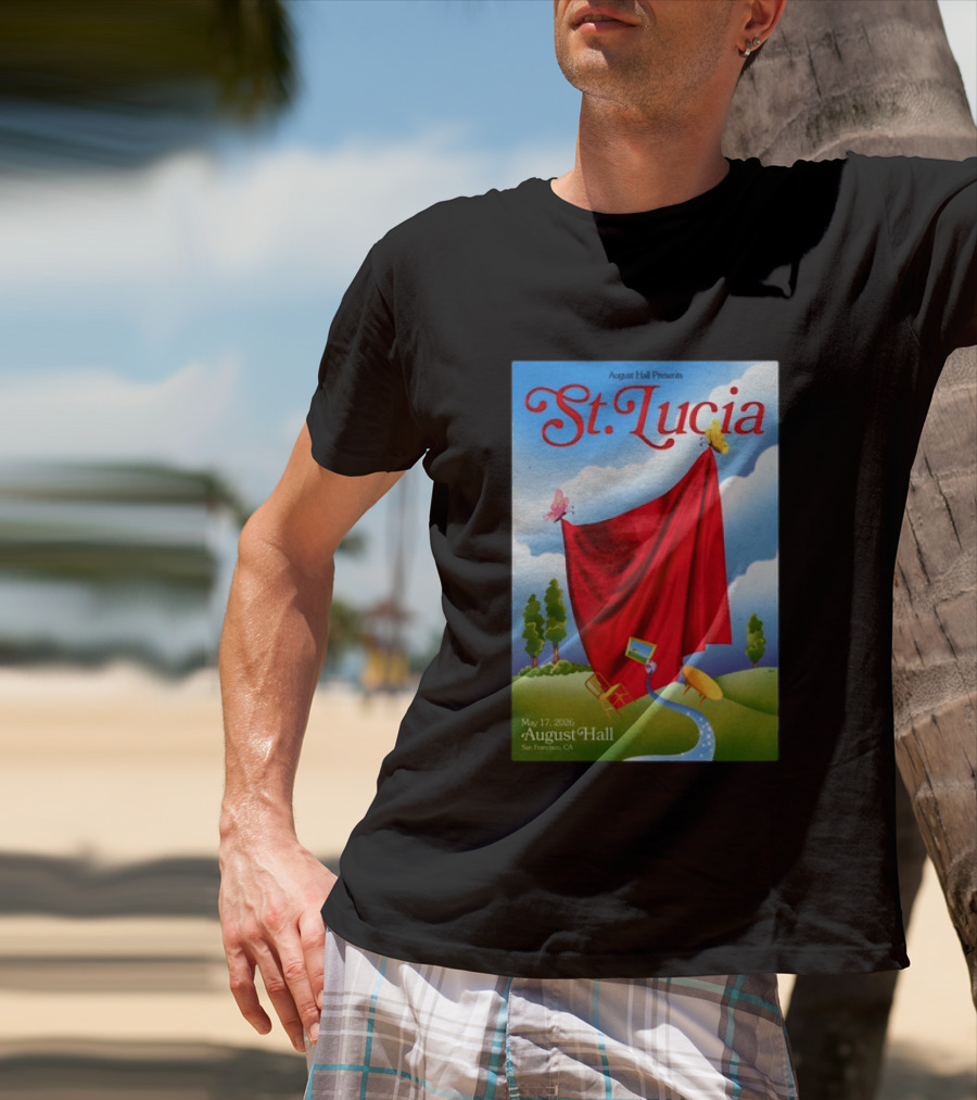 August Hall Presents St. Lucia May 17 2026 San Francisco CA T-Shirt
