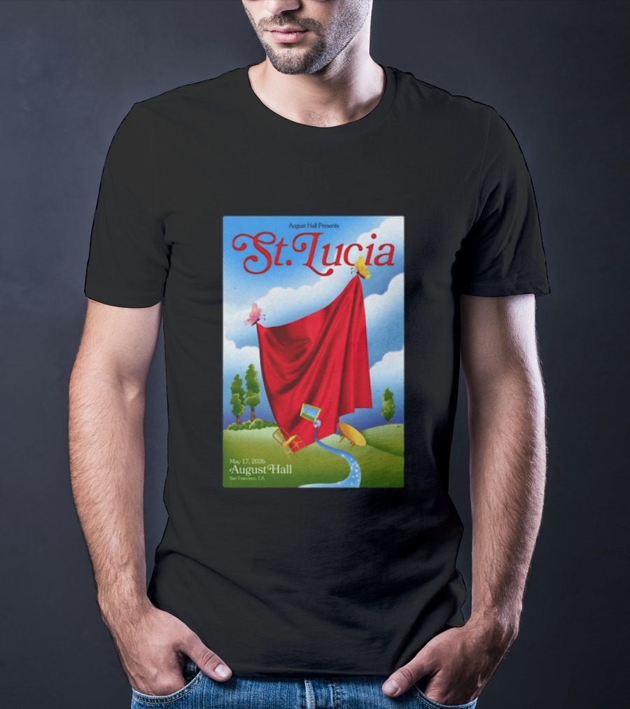 August Hall Presents St. Lucia May 17 2026 San Francisco CA T-Shirt