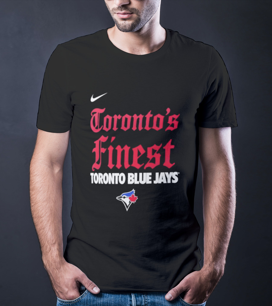 Nike Toronto's Finest Toronto Blue Jays City Connect Handwriting T-Shirt