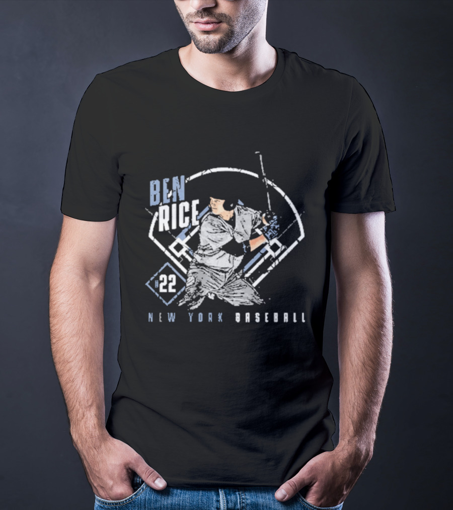 Ben Rice 22 New York Baseball T-Shirt