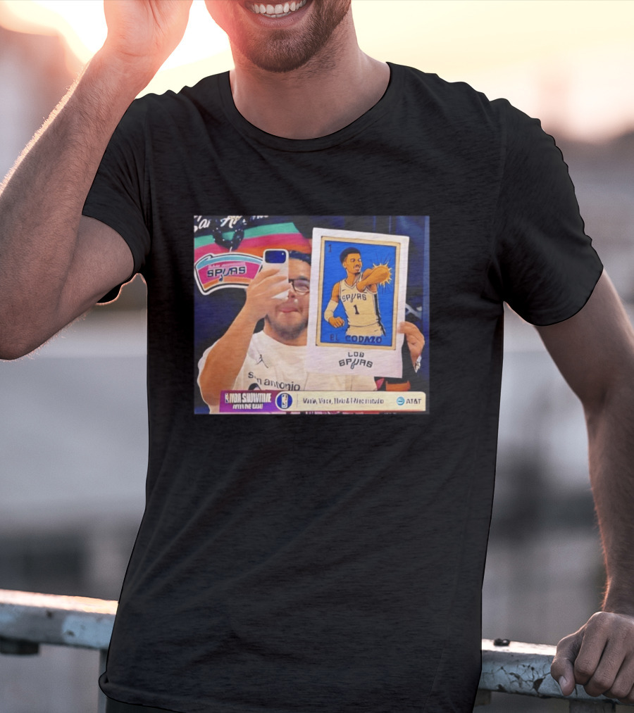 Los Spurs El Codazo Victor Wembanyam NBA Showtime Live Game T-Shirt