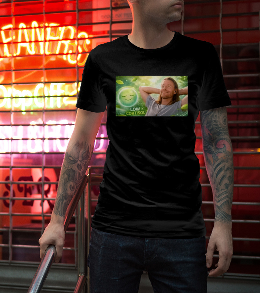 Low Cortisol Goatis 2026 Stress Free Relaxation T-Shirt