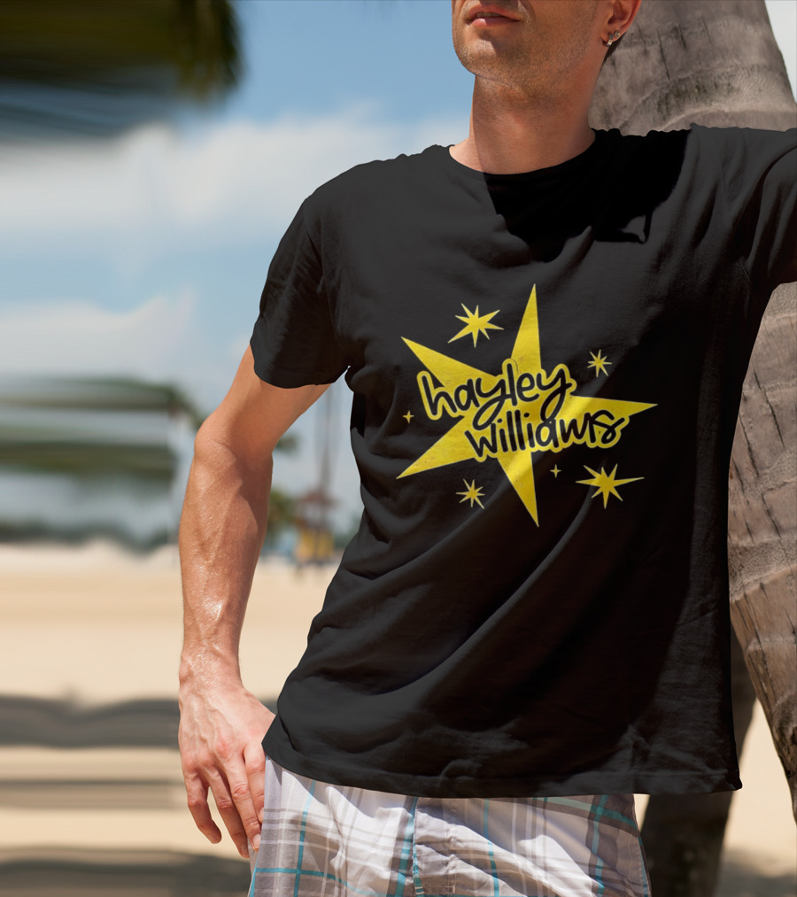 Hayley Williams Golden Starburst Bachelorette Party Star T-Shirt