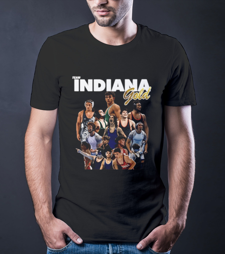 Team Indiana Gold Wrestling Junior Duals 2026 T-Shirt