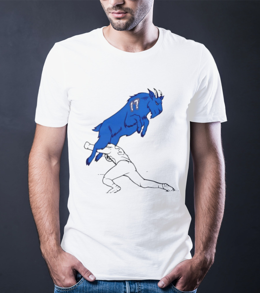 Buffalo Bills Jumping Goat Football T-Shirt