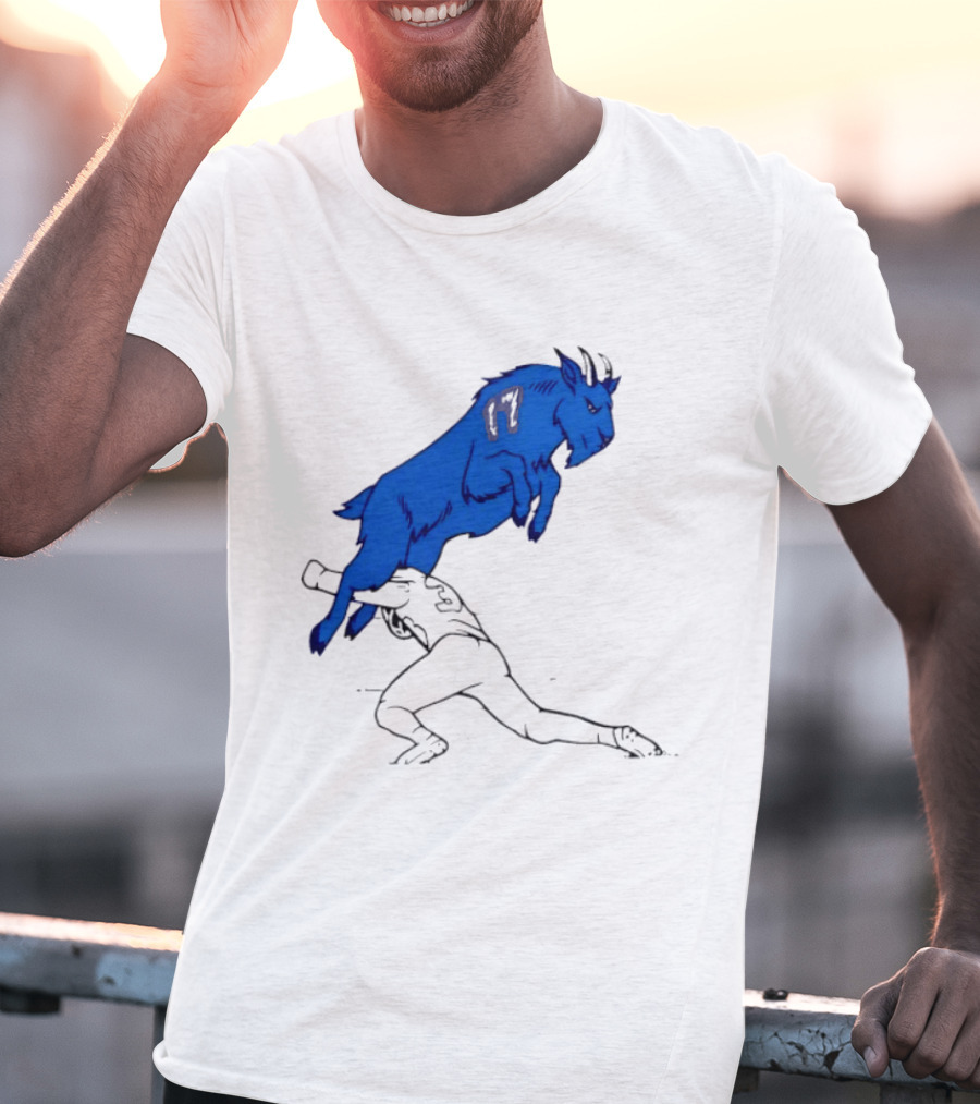 Buffalo Bills Jumping Goat Football T-Shirt