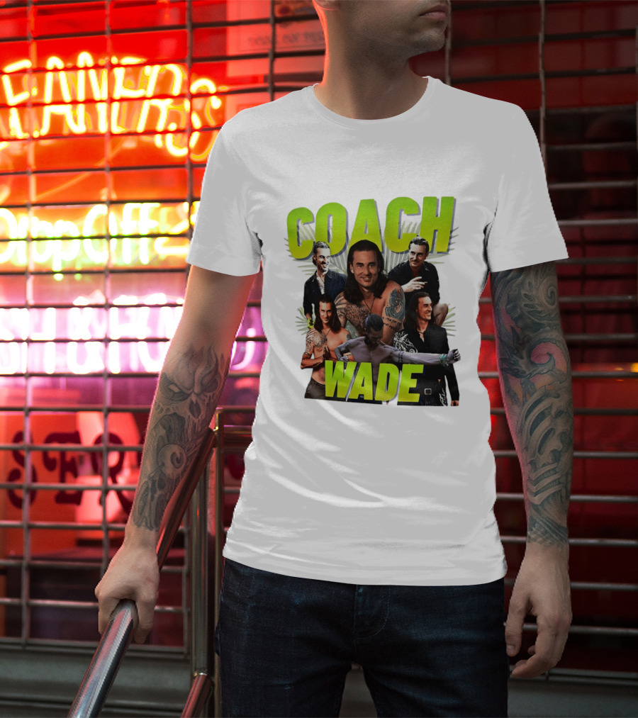 Coach Wade Survivor Tattooed Icon Collage T-Shirt