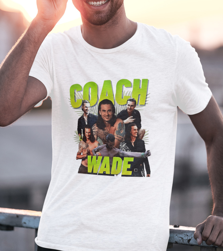 Coach Wade Survivor Tattooed Icon Collage T-Shirt