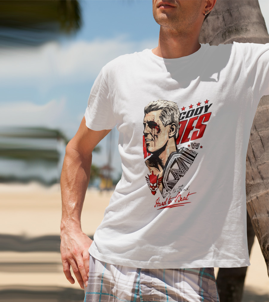 Cody Rhodes WWE Easy To Find Hard To Beat T-Shirt