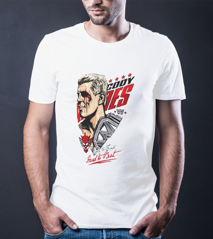 Cody Rhodes WWE Easy To Find Hard To Beat T-Shirt