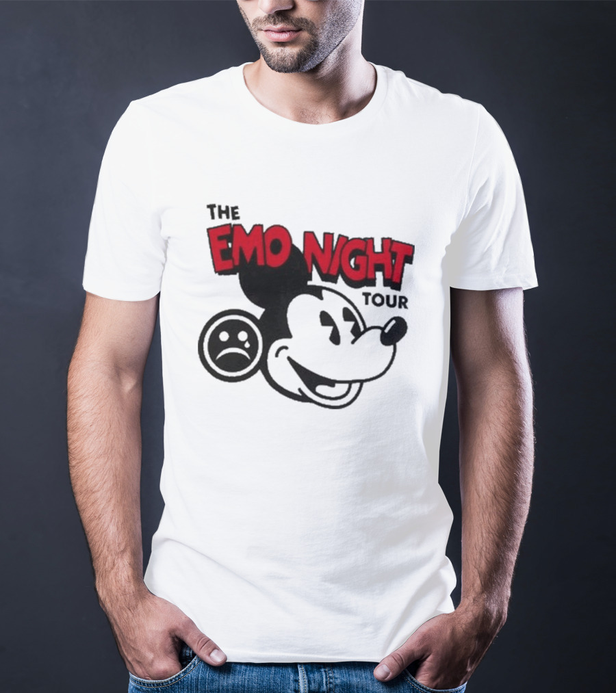 The Emo Night Tour Mouse Sad Face T-Shirt