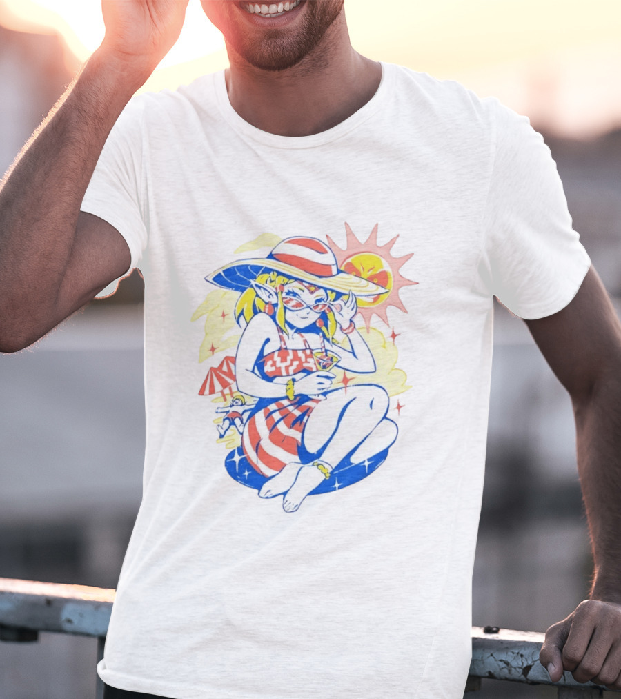 Hylian Princess Summer Season Sun T-Shirt
