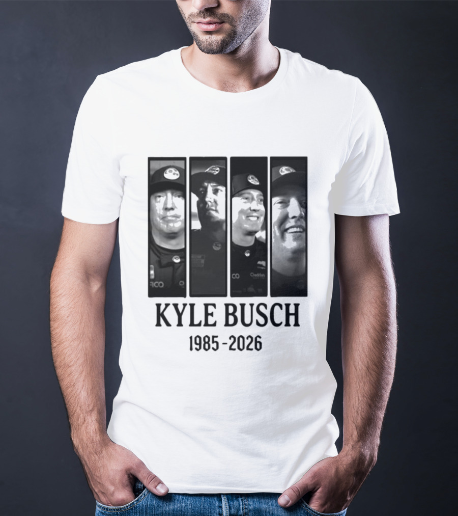 Kyle Busch 1985 2026 Racing Legend Commemoration T-Shirt