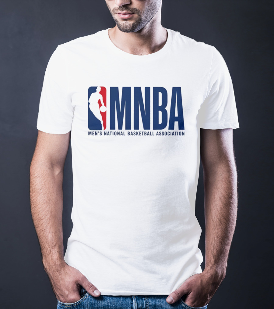 MNBA Men's National Basketball Association Bold Sportswear T-Shirt