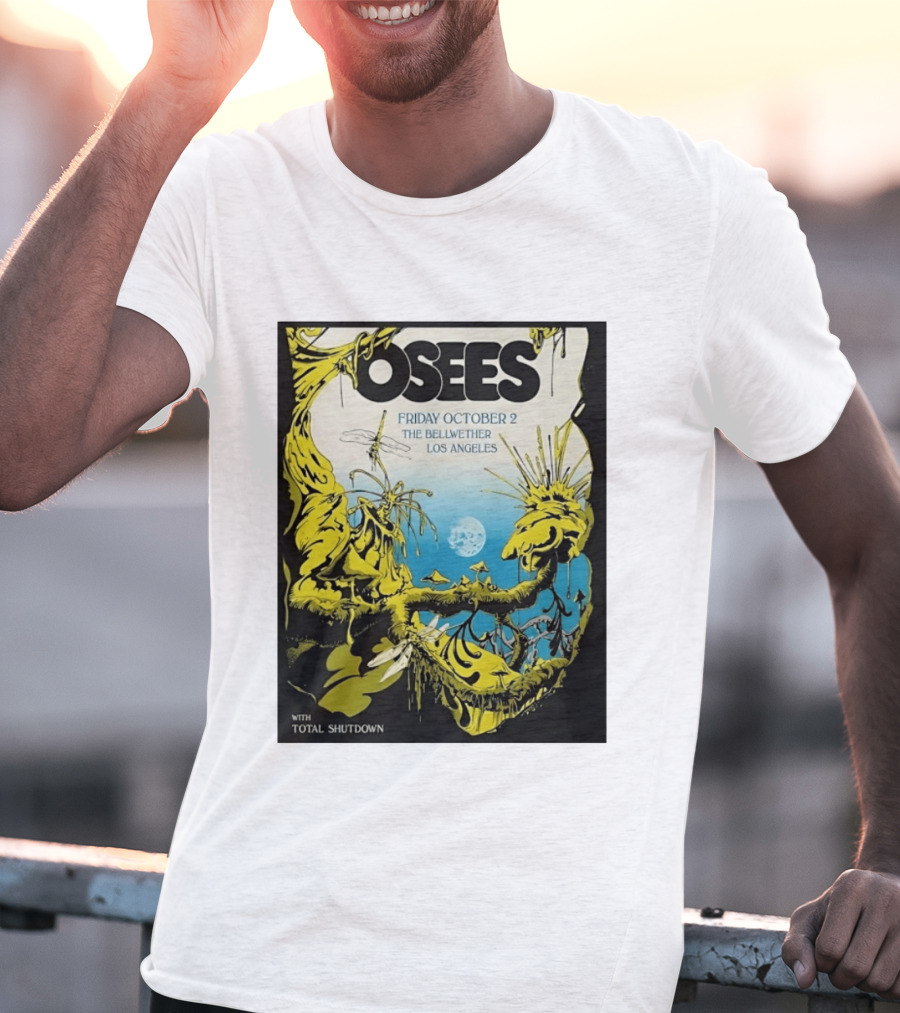 Osees Friday October 2 The Bellwether Los Angeles With Total Shutdown T-Shirt