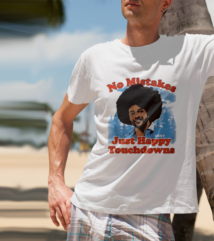 Rome Odunze No Mistakes Just Happy Little Touchdowns NFLPA T-Shirt