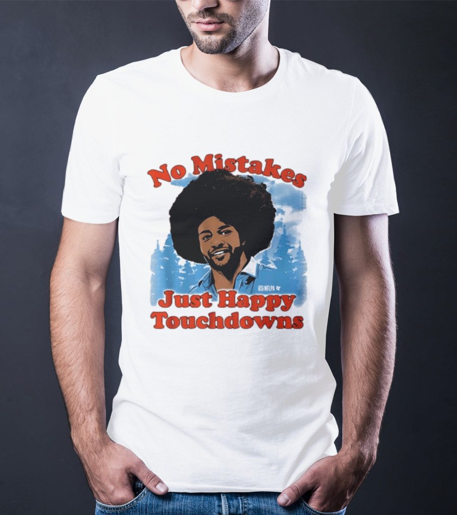 Rome Odunze No Mistakes Just Happy Little Touchdowns NFLPA T-Shirt
