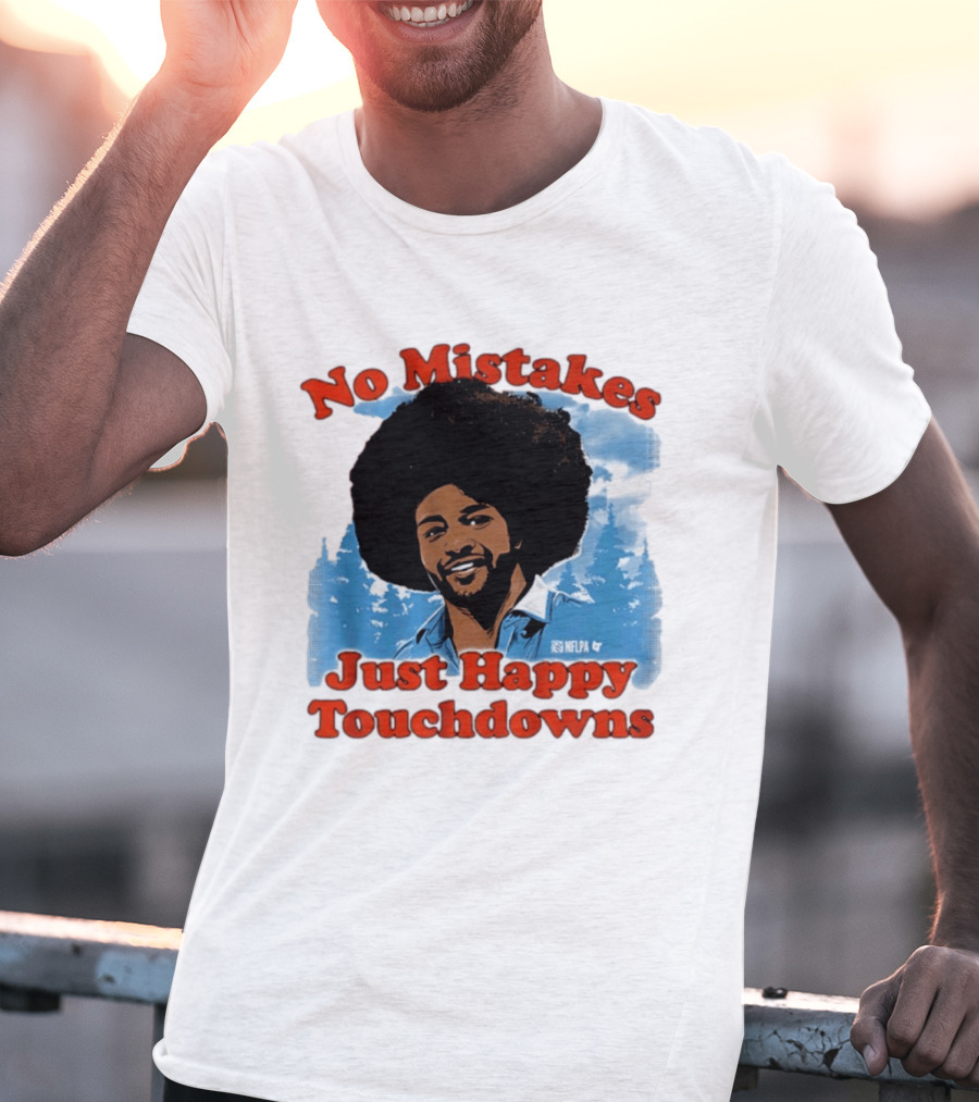 Rome Odunze No Mistakes Just Happy Little Touchdowns NFLPA T-Shirt