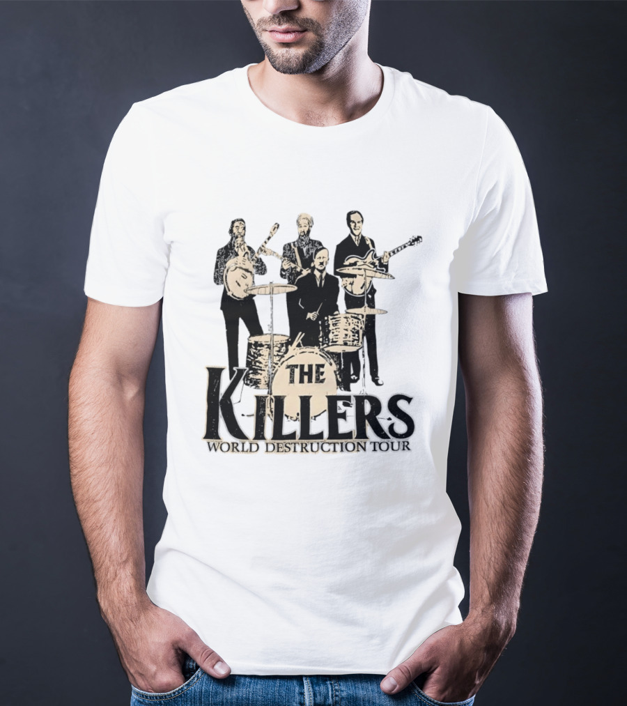 The Killers World Destruction Tour 2008 Band T-Shirt