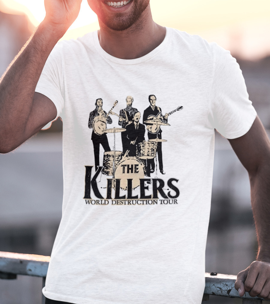 The Killers World Destruction Tour 2008 Band T-Shirt