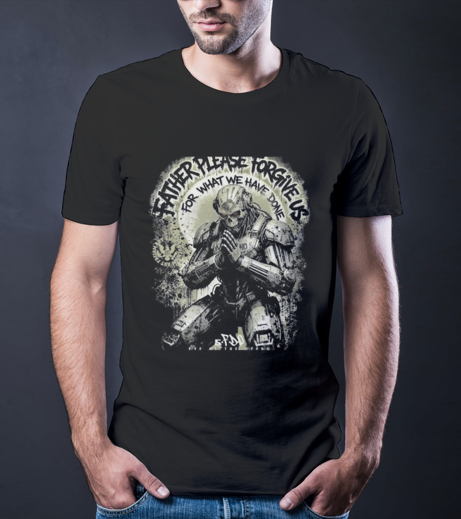 5 Finger Death Punch Father Please Forgive Us For What We Have Done Eye Of The Storm 2026 May 15 2026 T-Shirt