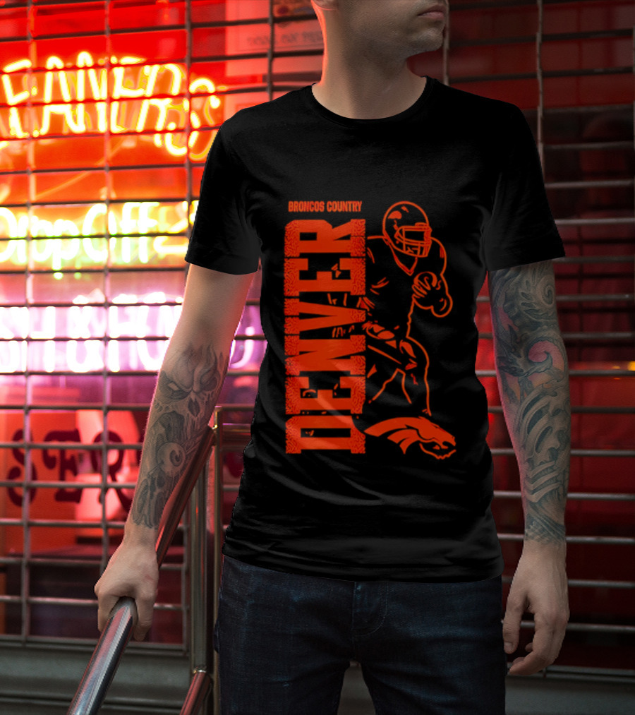 Broncos Country Denver Broncos Football Team Spirit T-Shirt