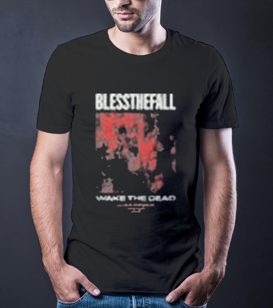 Blessthefall Cvlt Industries Wake The Dead Red Skull T-Shirt
