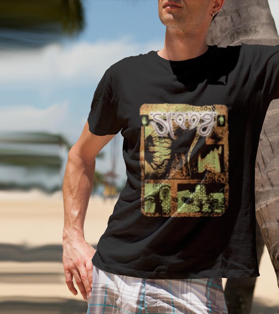 Def Leppard Slang Album Cover T-Shirt