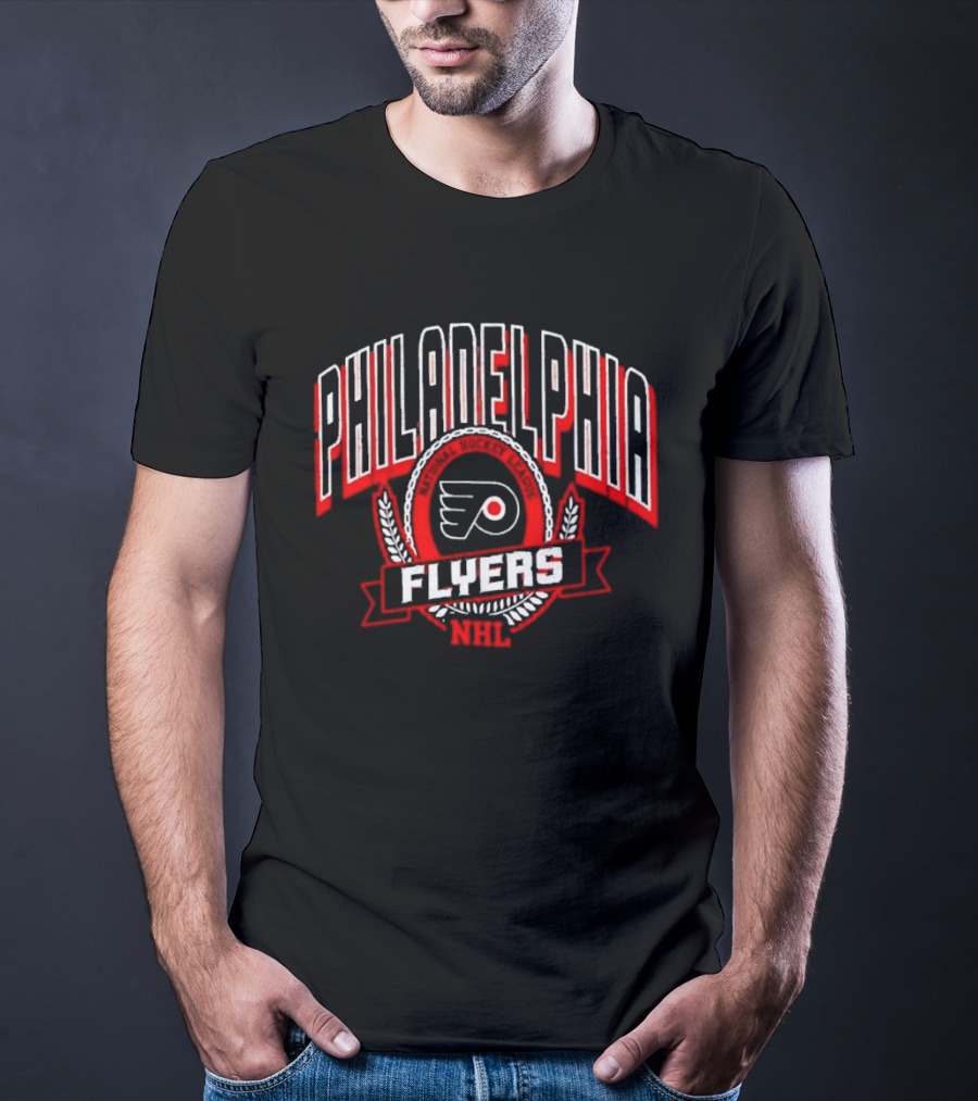 Philadelphia Flyers NHL League Red And White T-Shirt