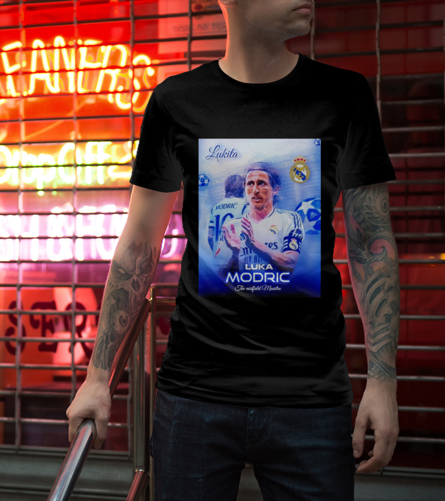 Real Madrid Luka Modric Midfield Maestro Lukita T-Shirt