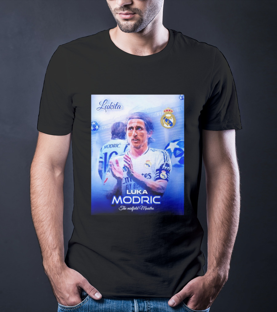 Real Madrid Luka Modric Midfield Maestro Lukita T-Shirt