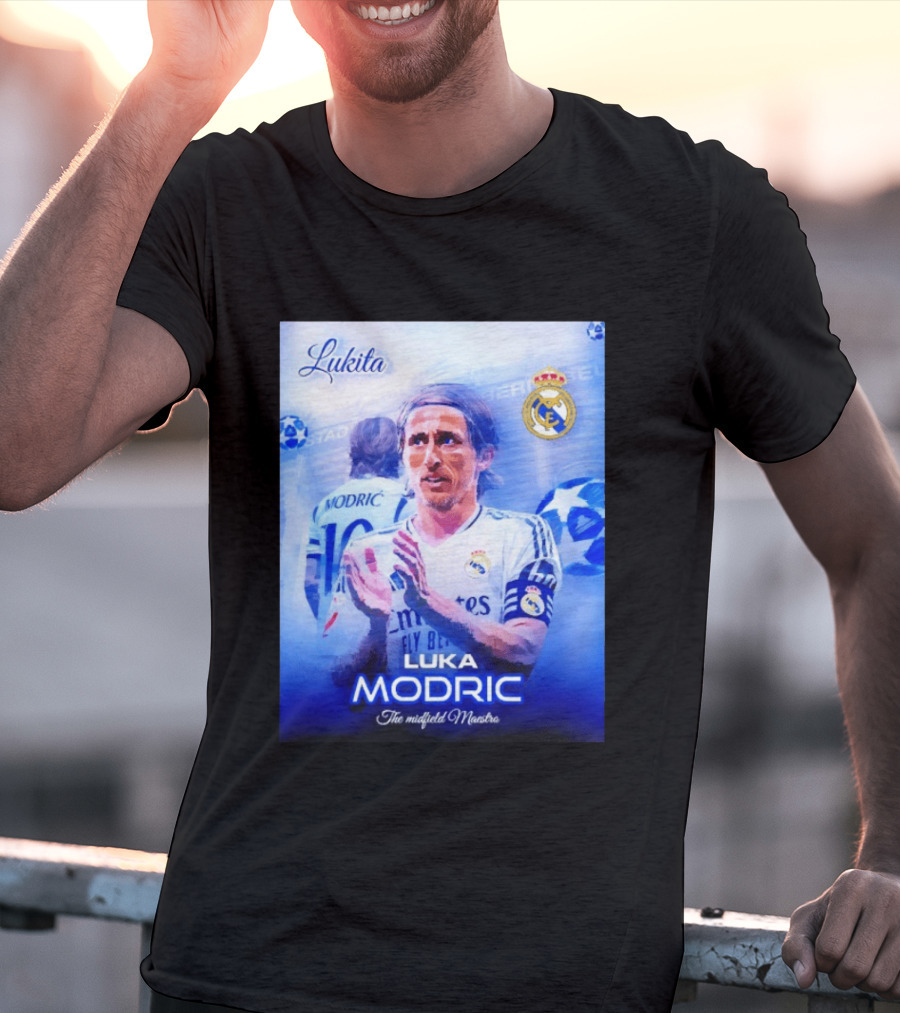 Real Madrid Luka Modric Midfield Maestro Lukita T-Shirt