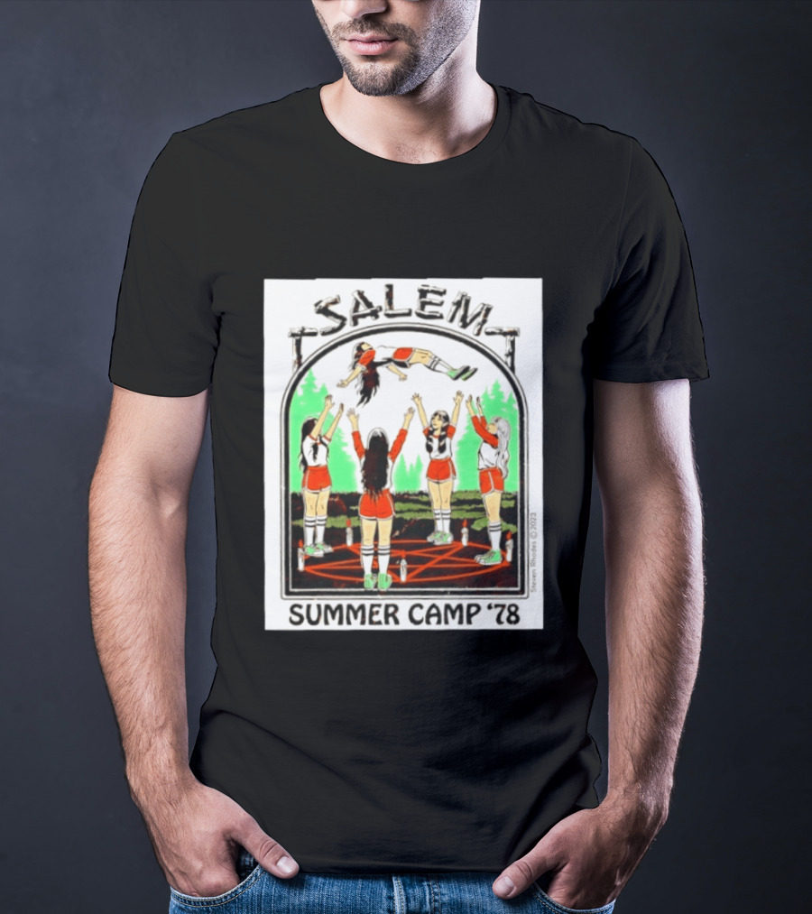 Salem Summer Camp '78 Ritual With Girls In Red And White Outfits T-Shirt