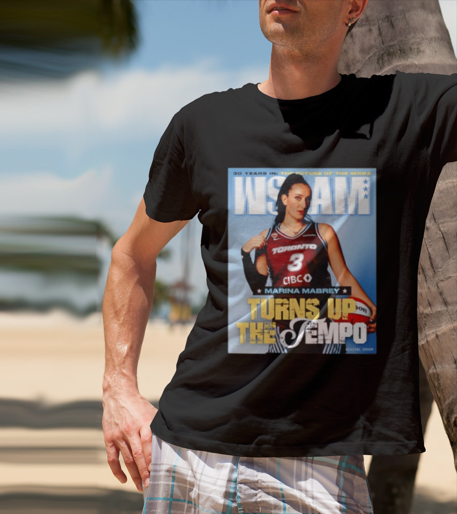 Marina Mabrey Turns Up The Tempo Toronto Basketball Slam Cover T-Shirt