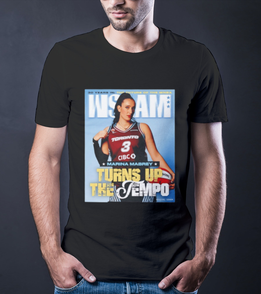 Marina Mabrey Turns Up The Tempo Toronto Basketball Slam Cover T-Shirt