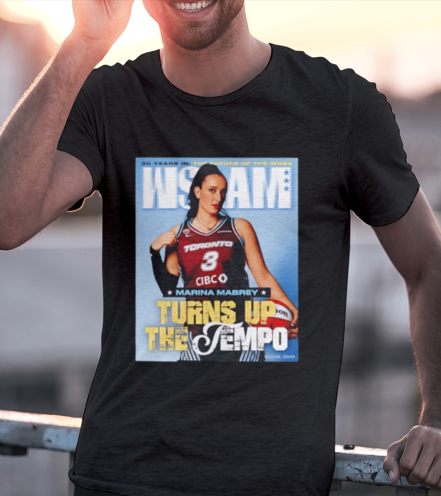 Marina Mabrey Turns Up The Tempo Toronto Basketball Slam Cover T-Shirt