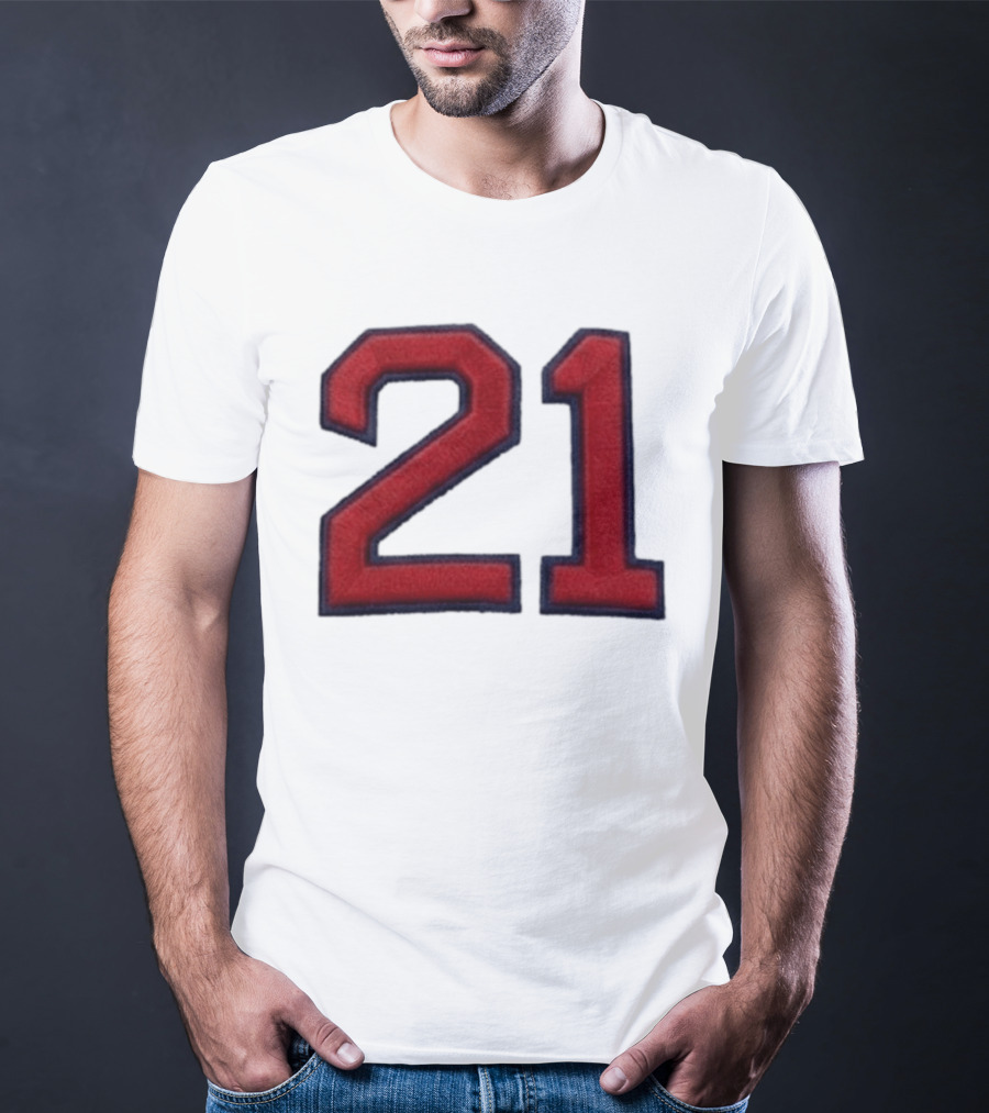 2026 Roger Clemens Boston No. 21 Hat Red 21 Embroidery T-Shirt