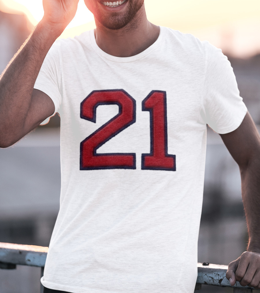 2026 Roger Clemens Boston No. 21 Hat Red 21 Embroidery T-Shirt