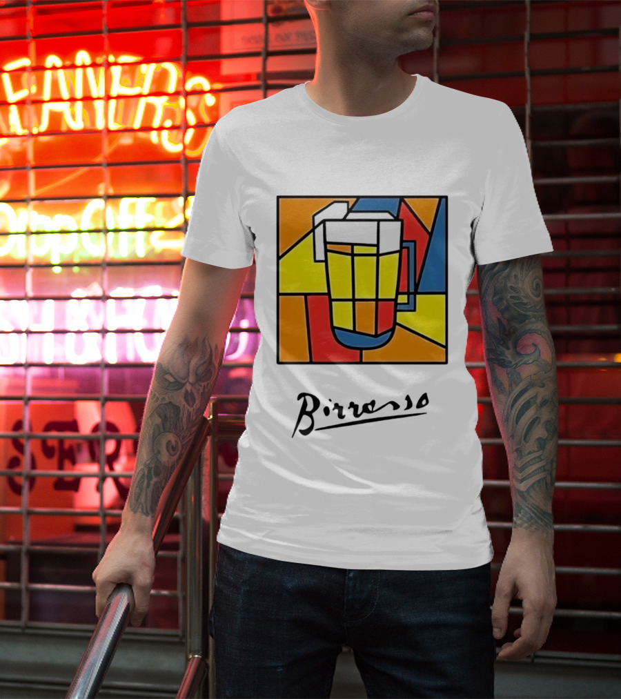Birresso Beer Abstract Colorful Geometry T-Shirt