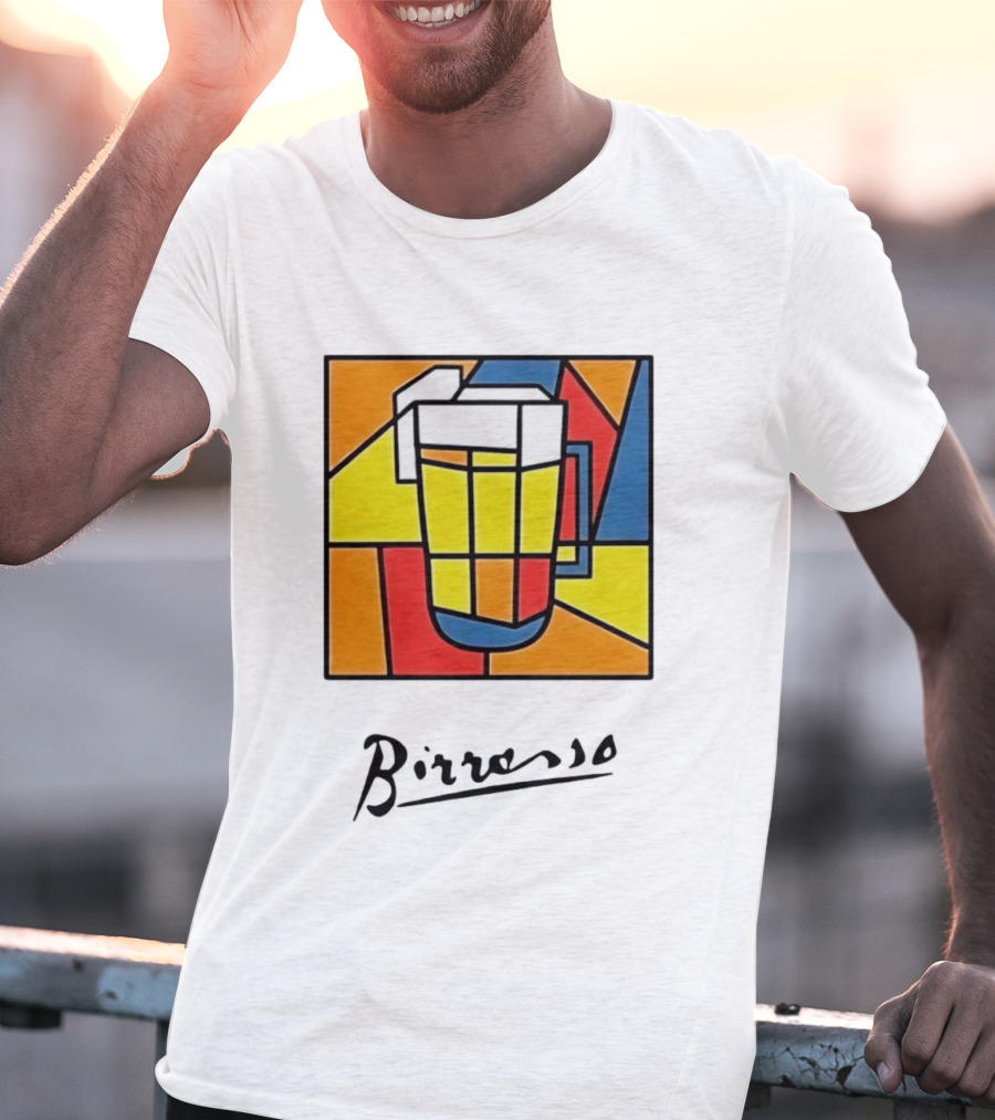 Birresso Beer Abstract Colorful Geometry T-Shirt