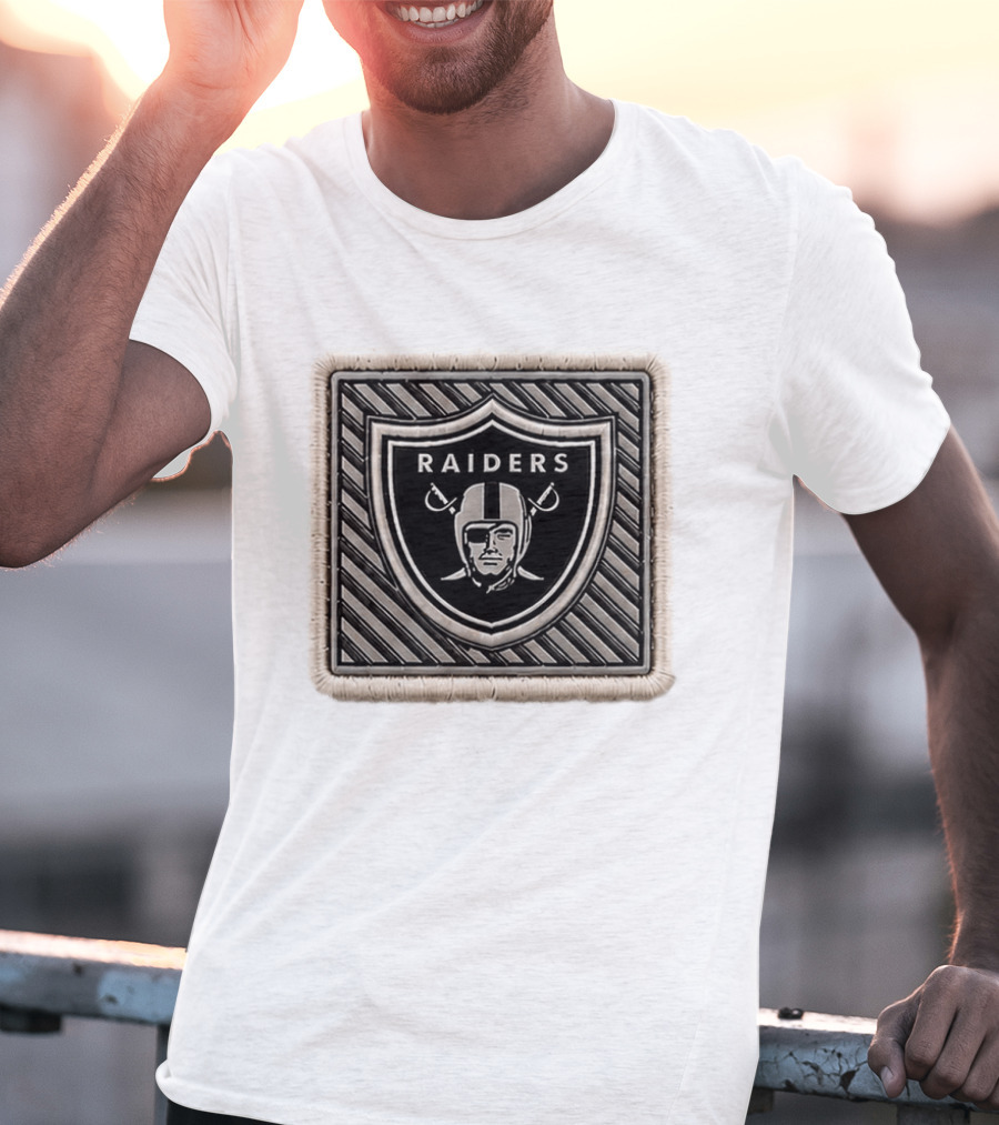 Raiders 2026 Training Camp Hat Embroidered Patch Shield T-Shirt