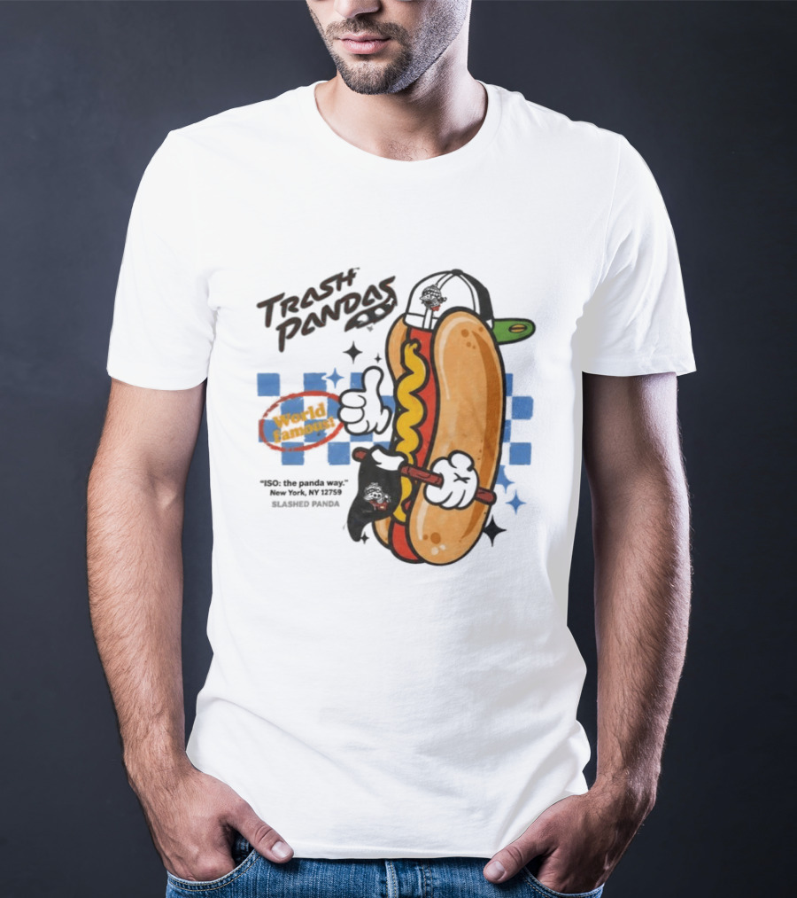 Trash Pandas World Famoust Hot Dog Thumbs Up T-Shirt