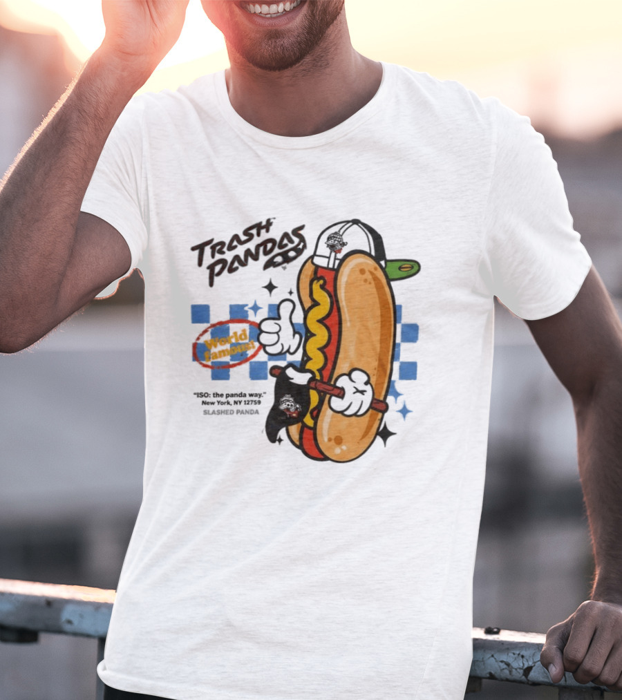Trash Pandas World Famoust Hot Dog Thumbs Up T-Shirt