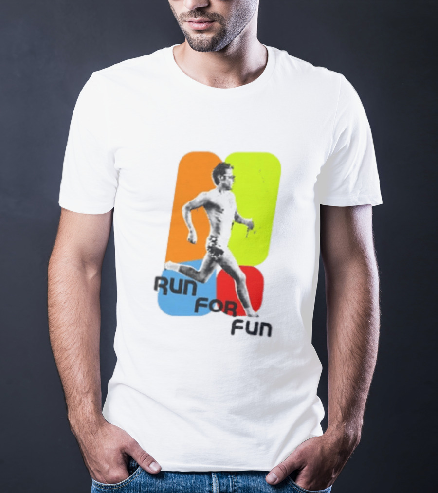 Run For Fun Harry Styles Colorful Running T-Shirt