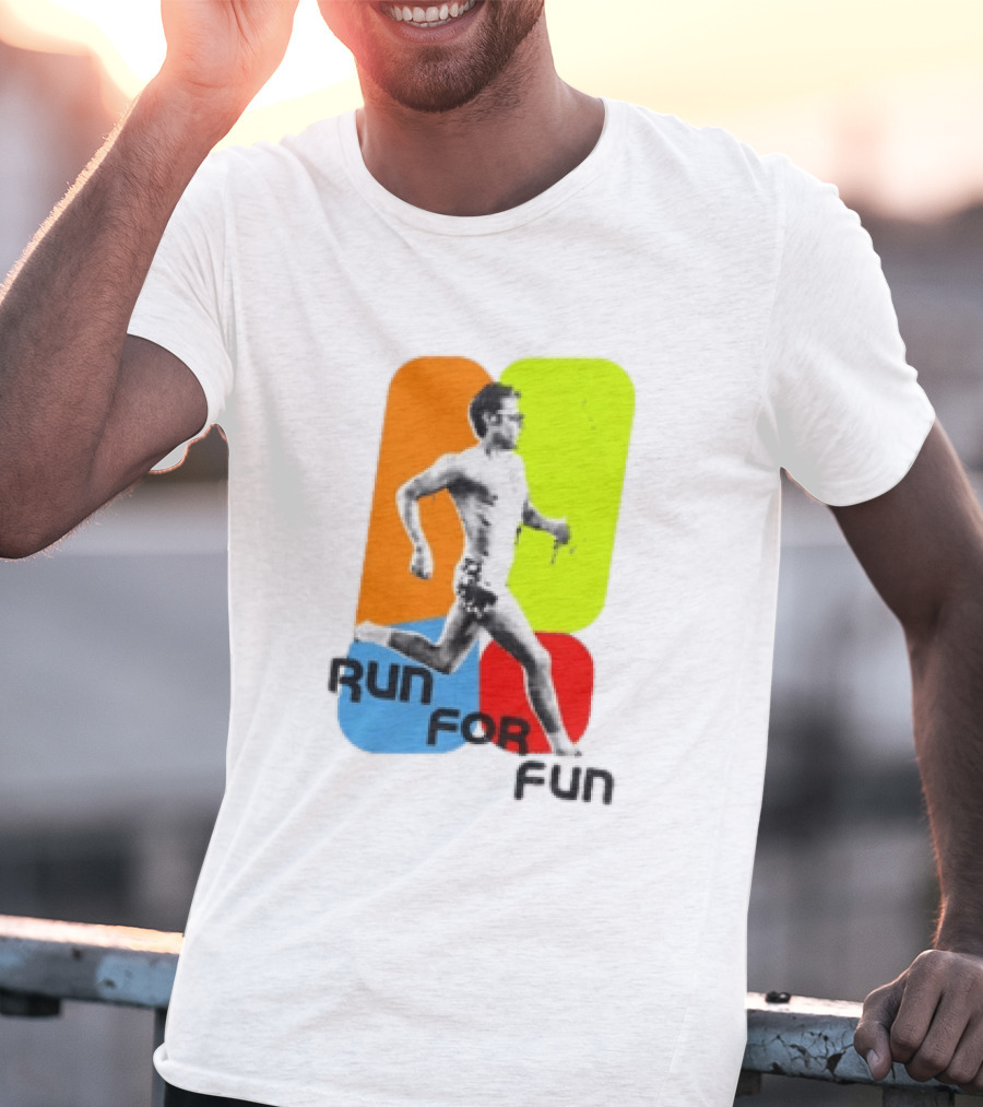 Run For Fun Harry Styles Colorful Running T-Shirt